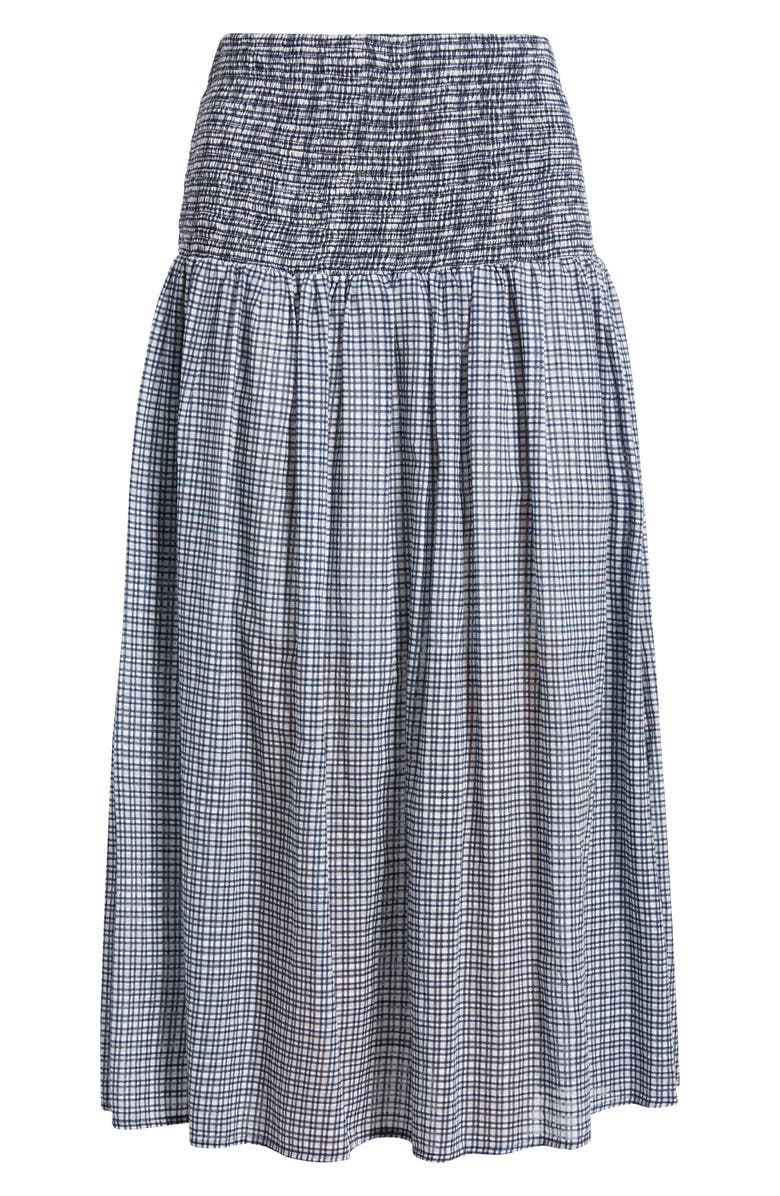 Nation LTD Tiered Smocked Waist Skirt, Alternate, color, Picnic Check