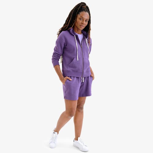 Primary Adult 24/7 Track Short In Vintage Grape