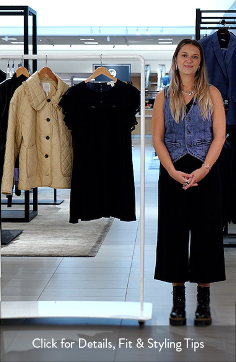 Double Ruffle Shift Dress, sales video thumbnail