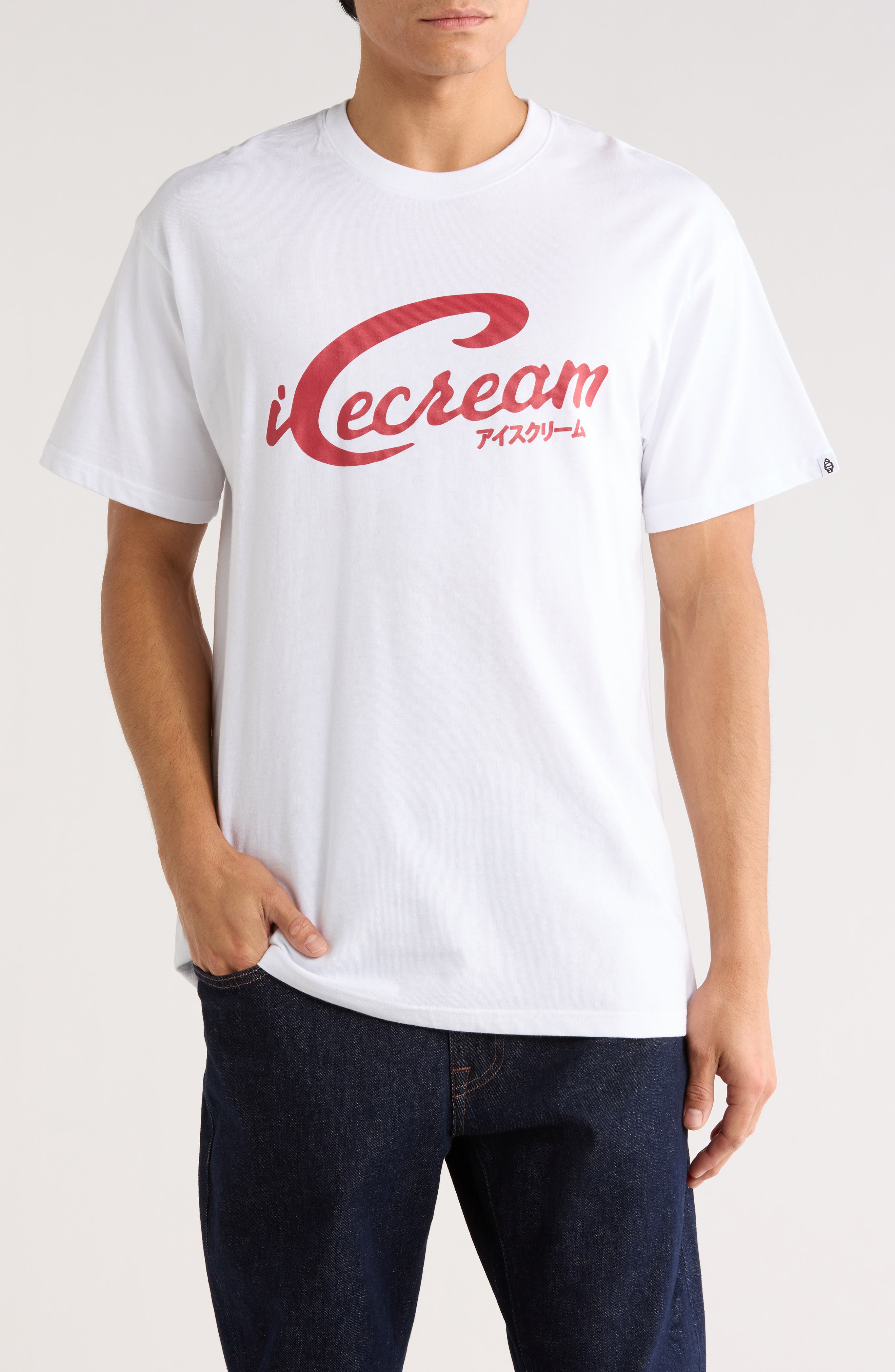 ICECREAM Script Graphic T-Shirt