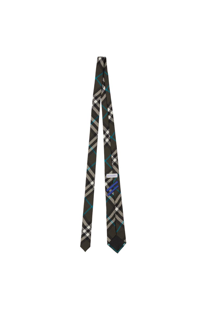 Burberry Check Silk Tie, Alternate, color, 