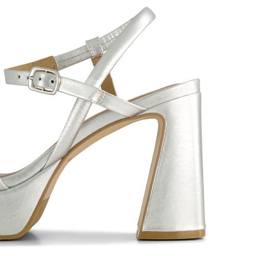 Bernardo Footwear Ventura Platform Sandal In Silver