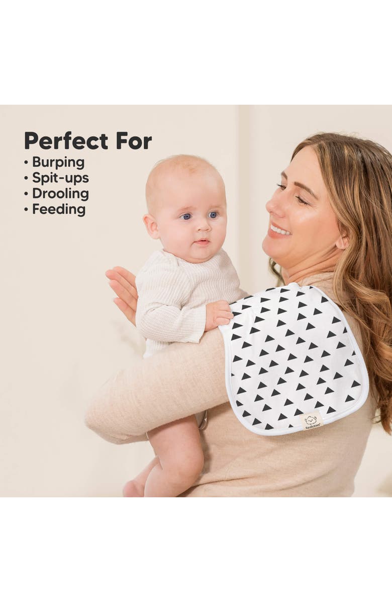 KeaBabies Baby Burp Cloths, Alternate, color, Crossroads