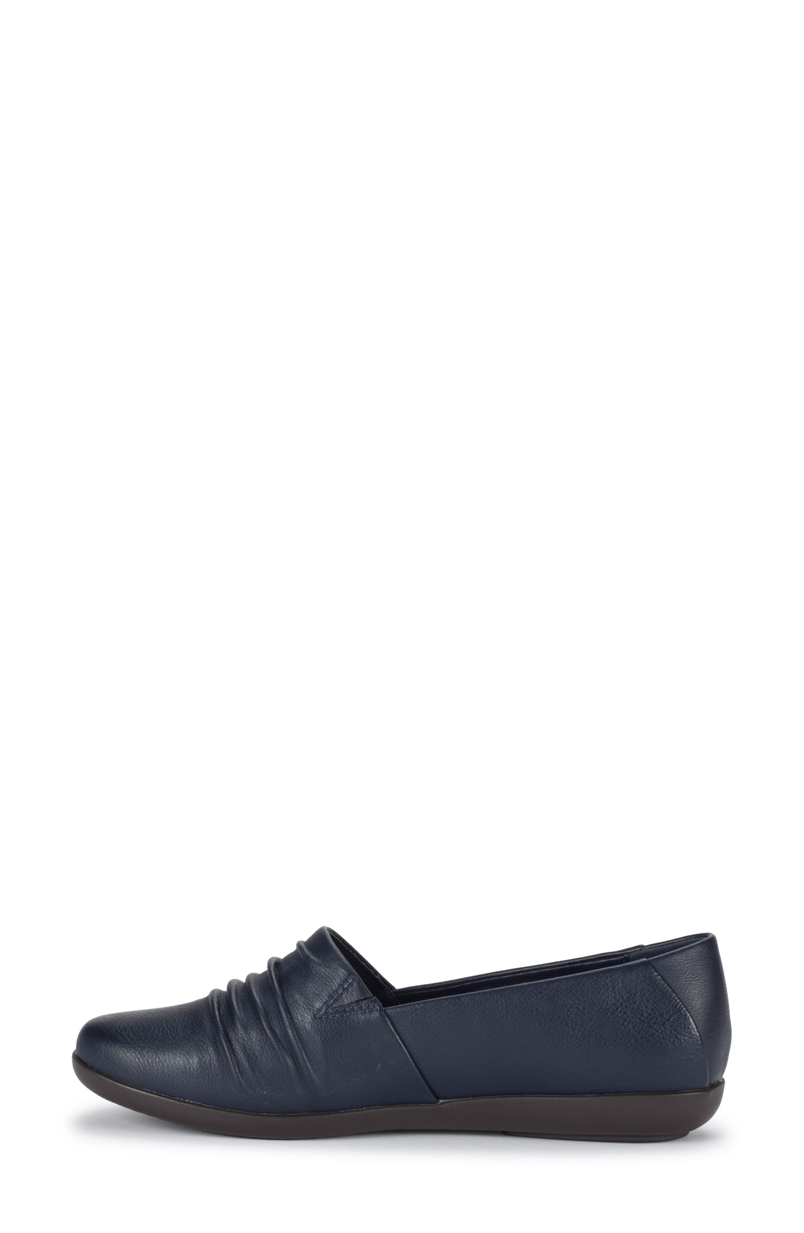 BARETRAPS Piper Ruched Flat, Alternate, color, Navy