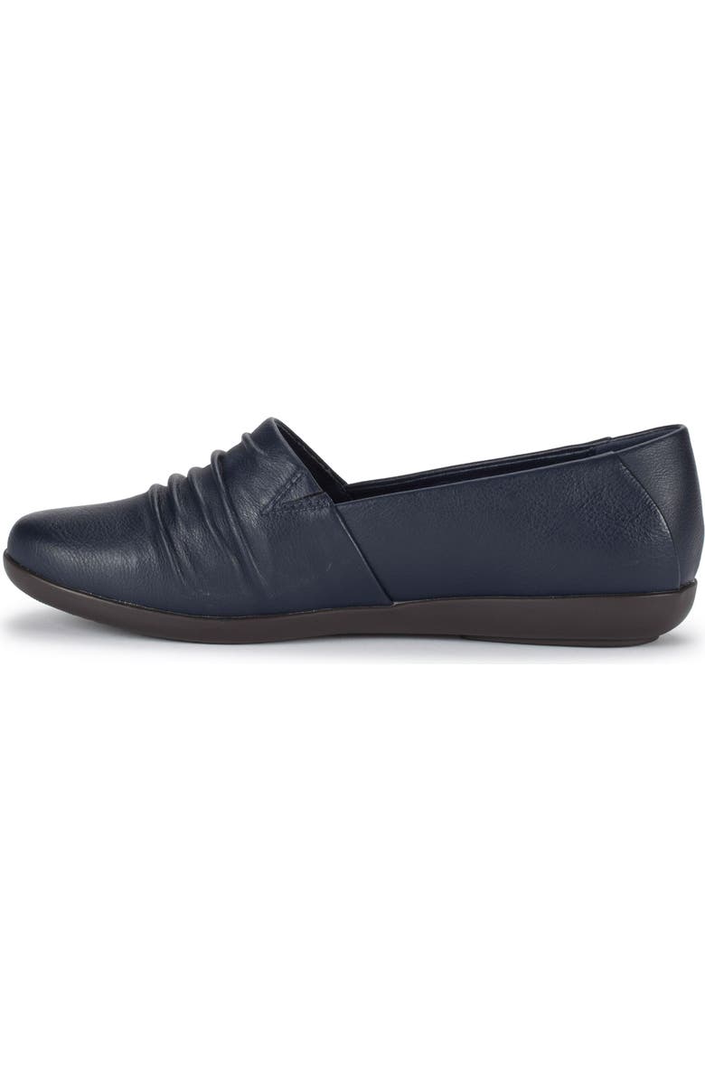 BARETRAPS Piper Ruched Flat, Alternate, color, Navy
