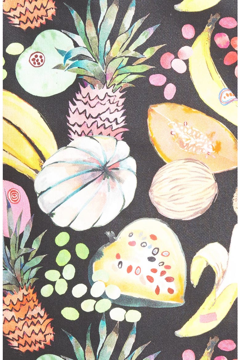 'Hilary' Denim Pencil Skirt, Alternate, color, TUTTI FRUTTI BLACK