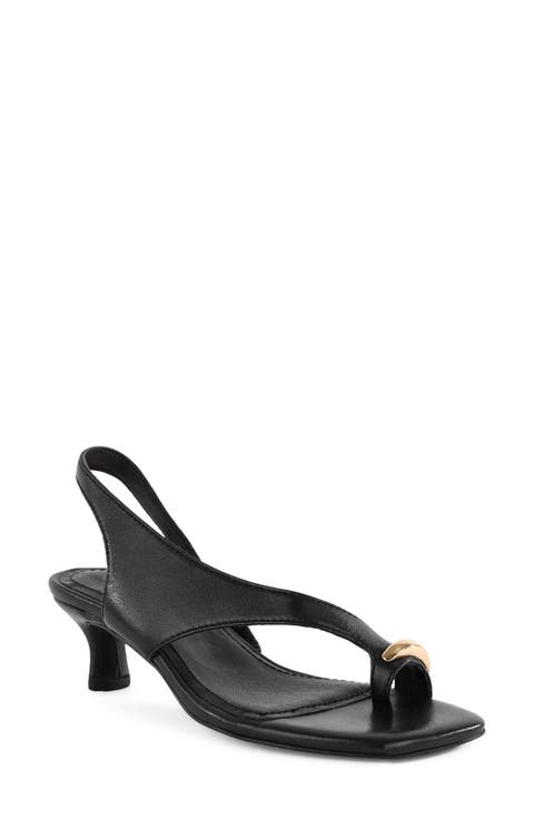 Sparks Flying Slingback Kitten Heel Sandal (Women)