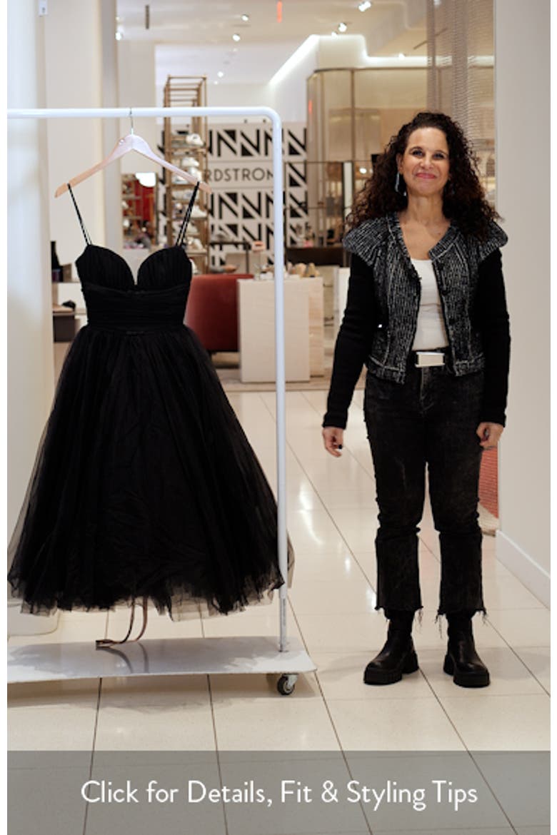 Countess Sleeveless Tulle Midi Dress video
