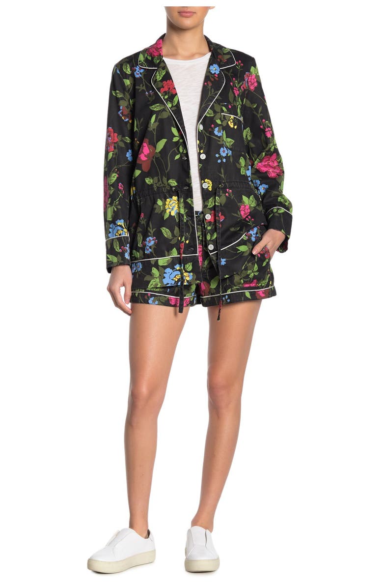 Pam & Gela Floral Printed Shorts, Alternate, color, 