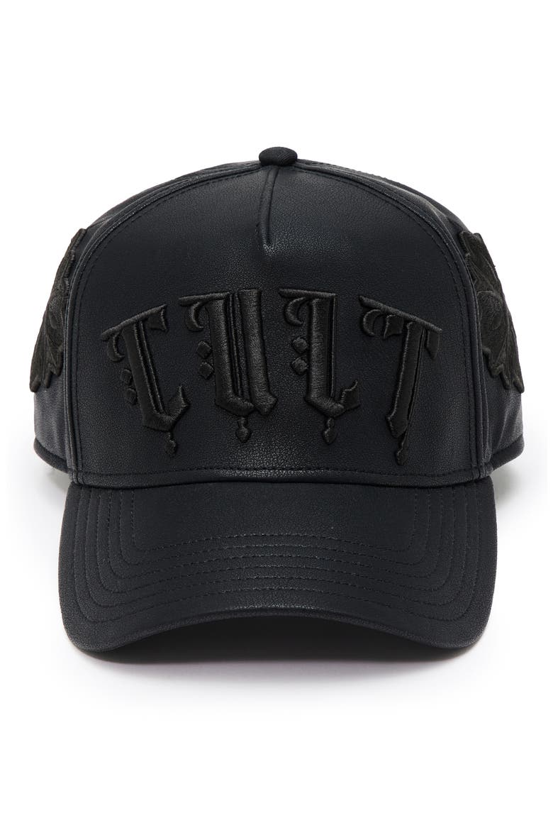 x El Alfa Snapback Five-Panel Cap, Alternate, color, BLACK