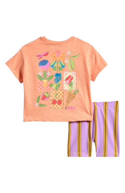 Next Kids' Graphic T-shirt & Shorts Set In Orange