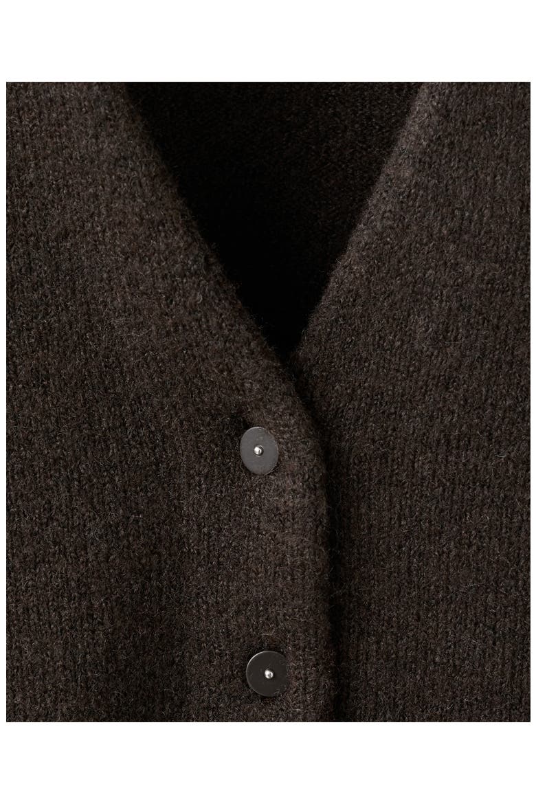 Simone Cardigan, Alternate, color, DARK BROWN