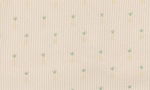 Maniere Manière Rib Pineapple Footie In Neutral