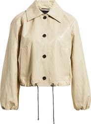 Rails North Drawstring Hem Faux Leather Jacket