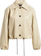 Rails North Drawstring Hem Faux Leather Jacket