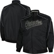 PROFILE Men's Black Baltimore Orioles Nylon Full-Zip Jacket