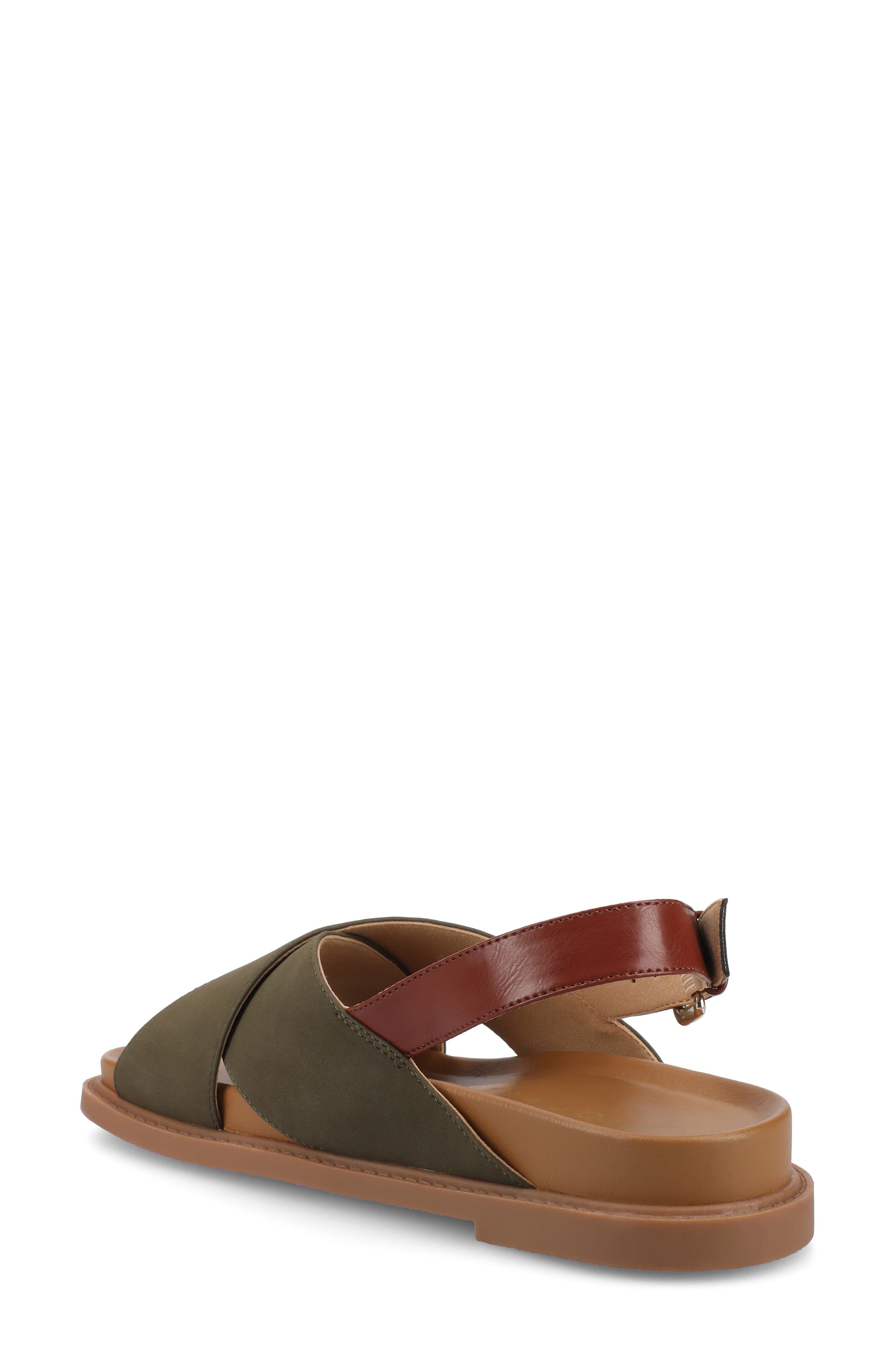 Marina Slingback Sandal, Alternate, color, OLIVE
