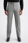 Zanella Devon Flat Front Wool Dress Pants