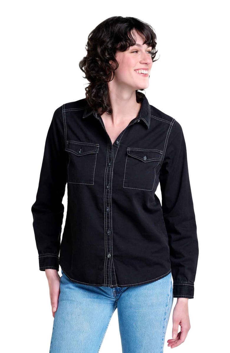 Toad & Co Women's Arroyo Twill Long Sleeve Shirt, Main, color, 