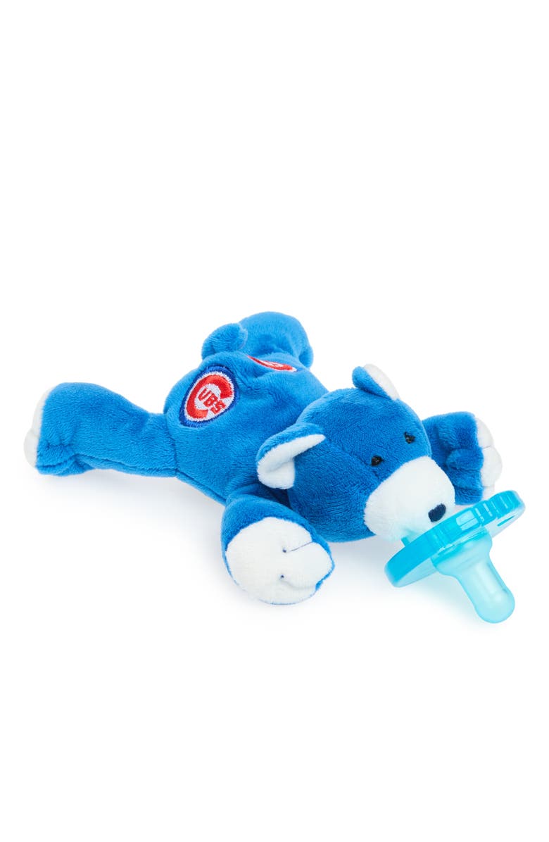 WubbaNub<sup>™</sup> MLB Chicago Cubs Plush Pacifier Toy, Main, color, Blue