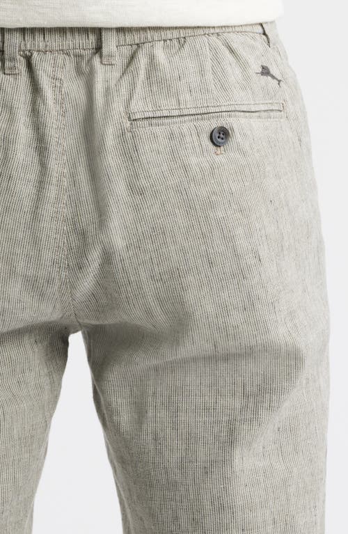 Tommy Bahama Isla Sands Stripe Straight Leg Pants In Beach