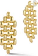 SPHERA MILANO Chain Link Chandelier Earrings