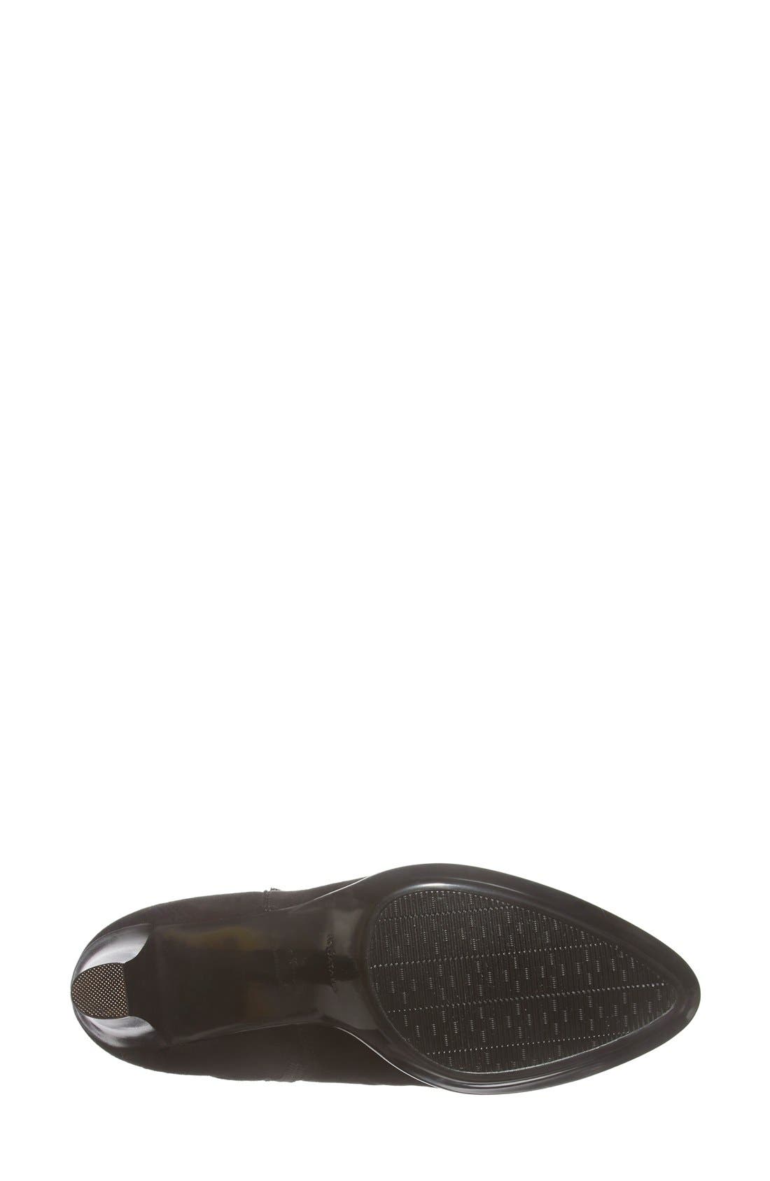 'Reece' Weatherproof Bootie (Nordstrom Exclusive), Alternate, color, BLACK SUEDE