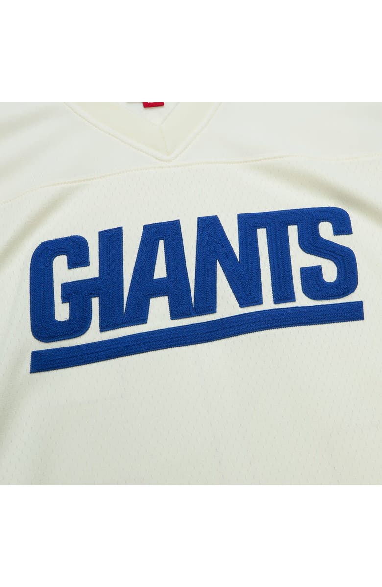 Mitchell & Ness Men's Mitchell & Ness Lawrence Taylor Cream New York Giants Chainstitch Legacy Jersey, Alternate, color, 