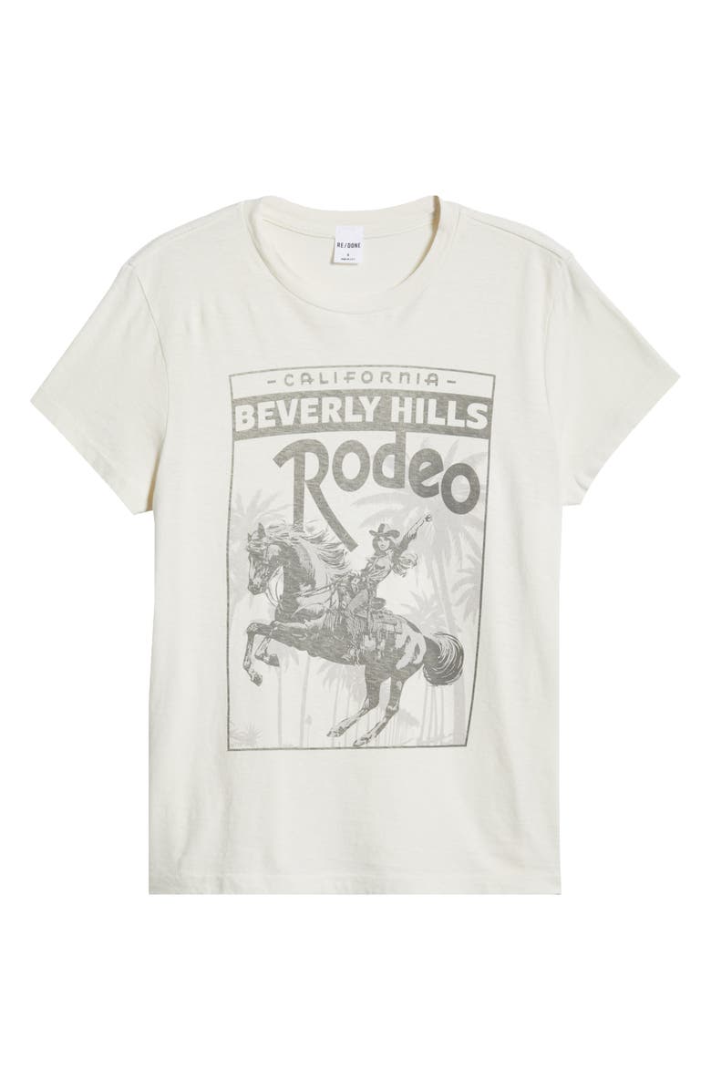 Re/Done Rodeo Drive Cotton Graphic T-Shirt, Alternate, color, 