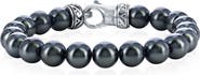 BLACKJACK Men's Beaded Bracelet