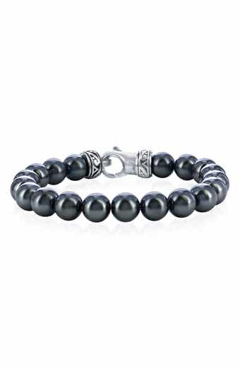 BLACKJACK Men's Beaded Bracelet