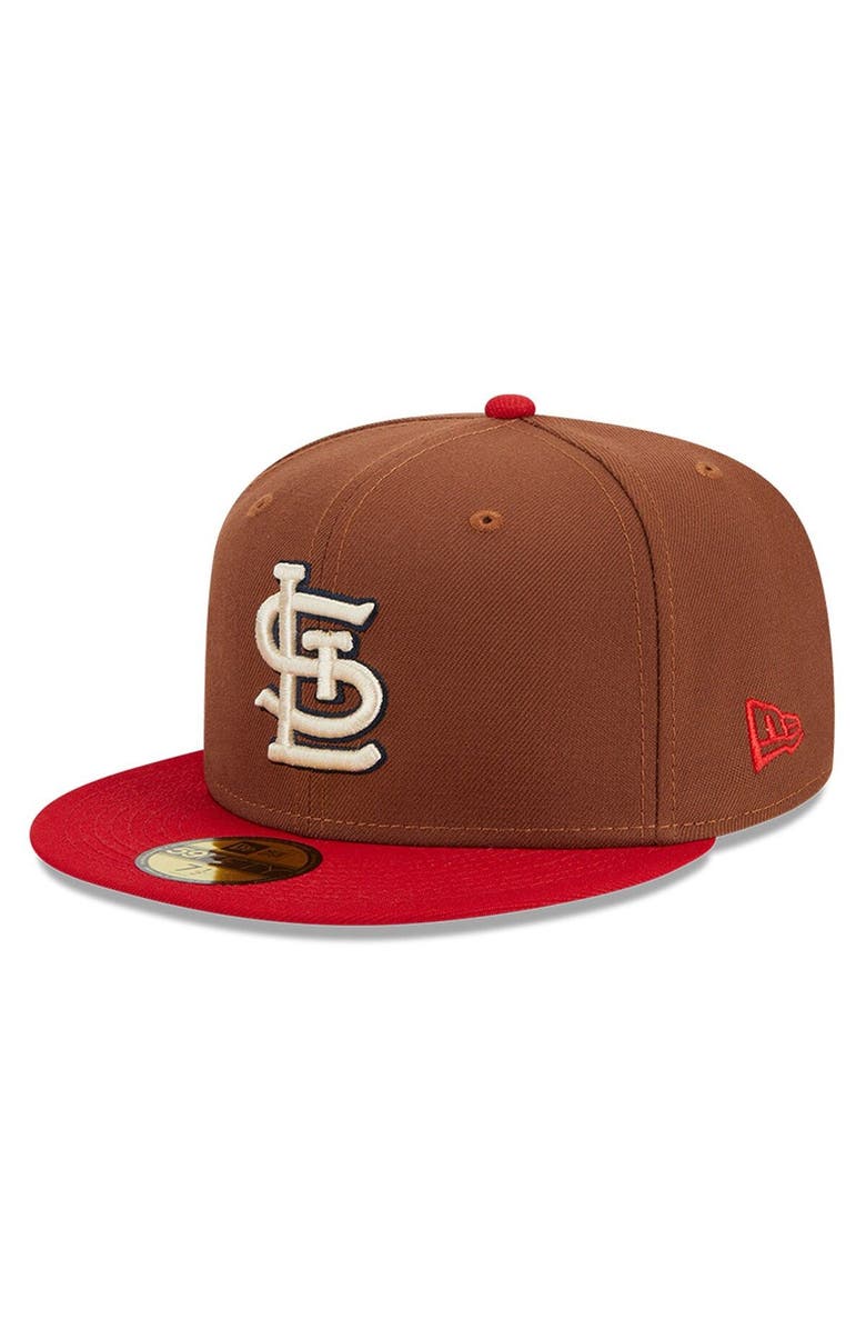 New Era Men's New Era Brown St. Louis Cardinals Harvest Busch Stadium 30th Anniversary 59FIFTY Fitted Hat, Alternate, color, 