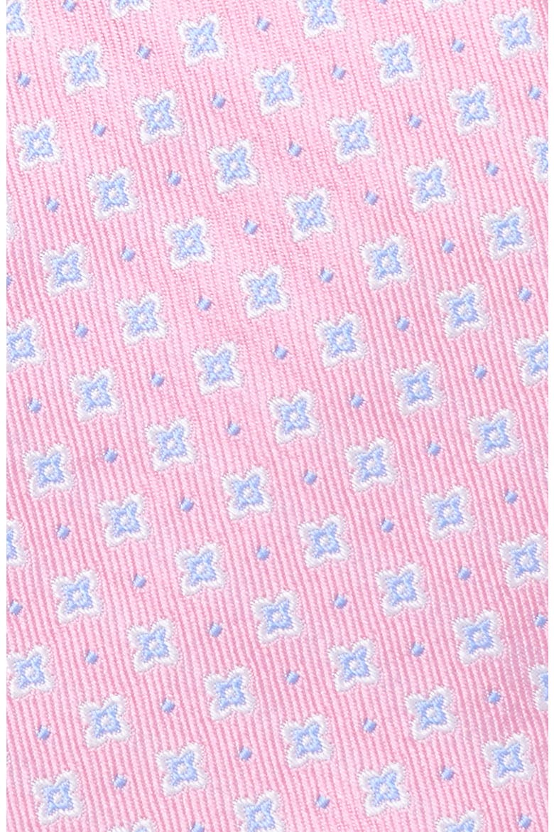 Landon Neat Silk Jacquard Tie, Alternate, color, PINK