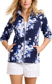 Tommy Bahama Aruba Floral Full-Zip Sweatshirt