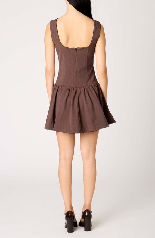 Nia Cabaello Minidress In Brown