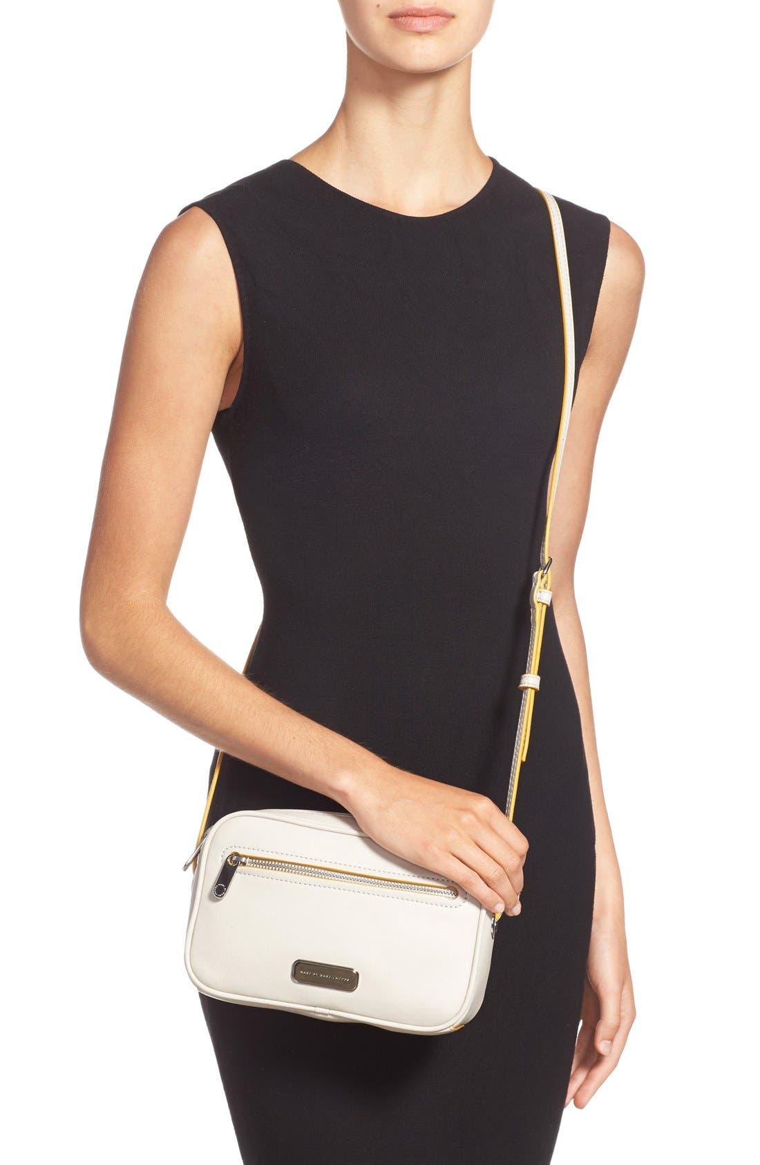 MARC BY MARC JACOBS 'Sally' Leather Crossbody Bag, Alternate, color, TUMBLEWEED