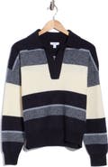 Reiss Simmy Stripe Wool & Cashmere Sweater