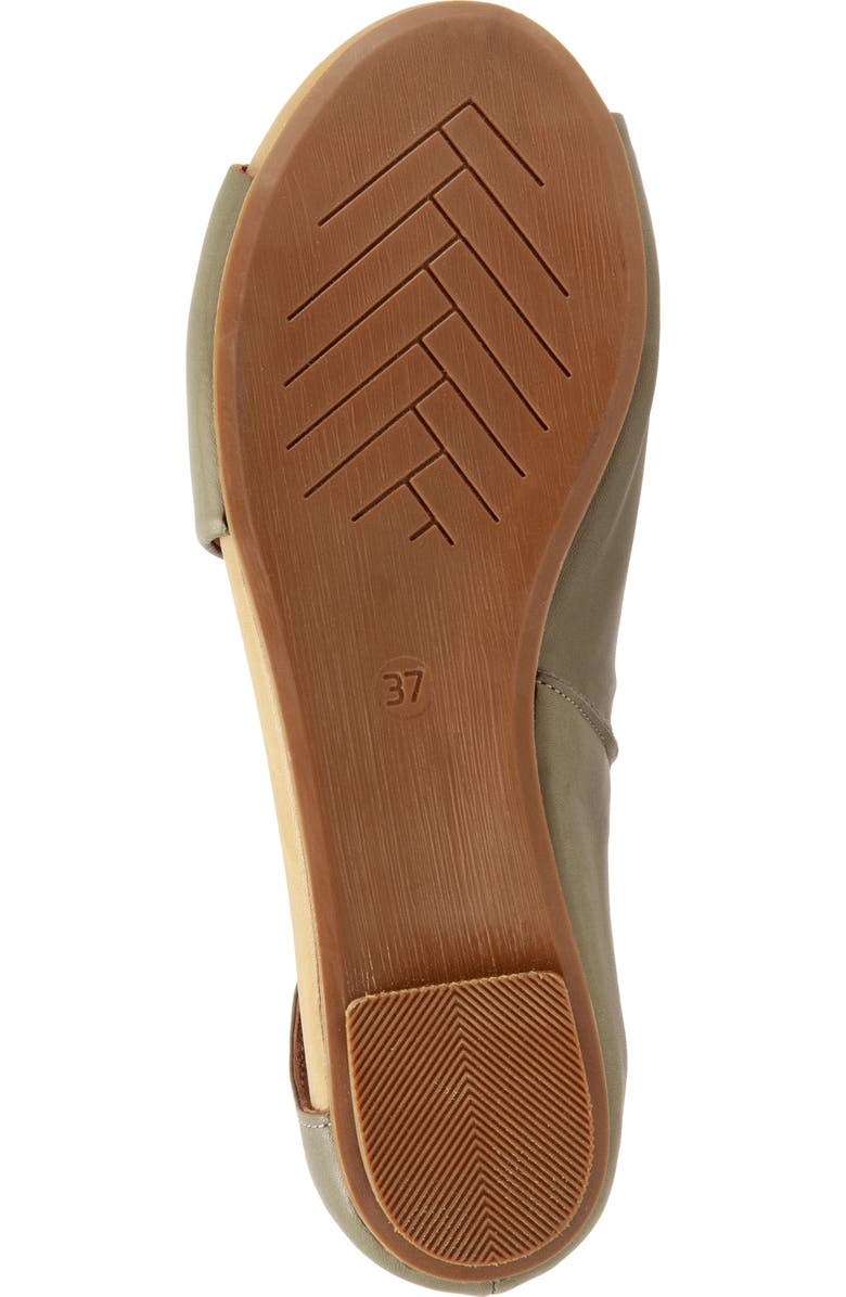 Bueno Kale Flat Sandal, Alternate, color, Sage Leather