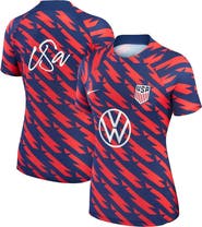 Nike Women's Nike Red USMNT 2023 Strike Drill Pre-Match Top