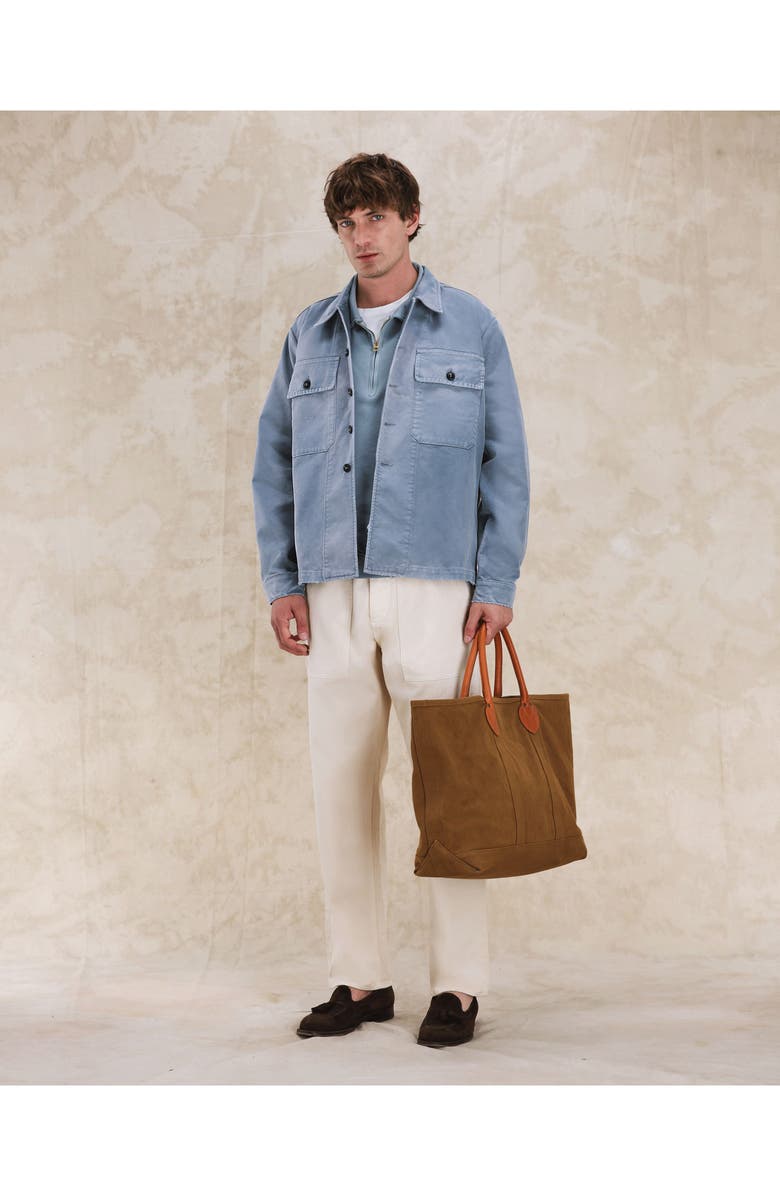 Fortela Helvetica Solarized Cotton Overshirt, Alternate, color, S01