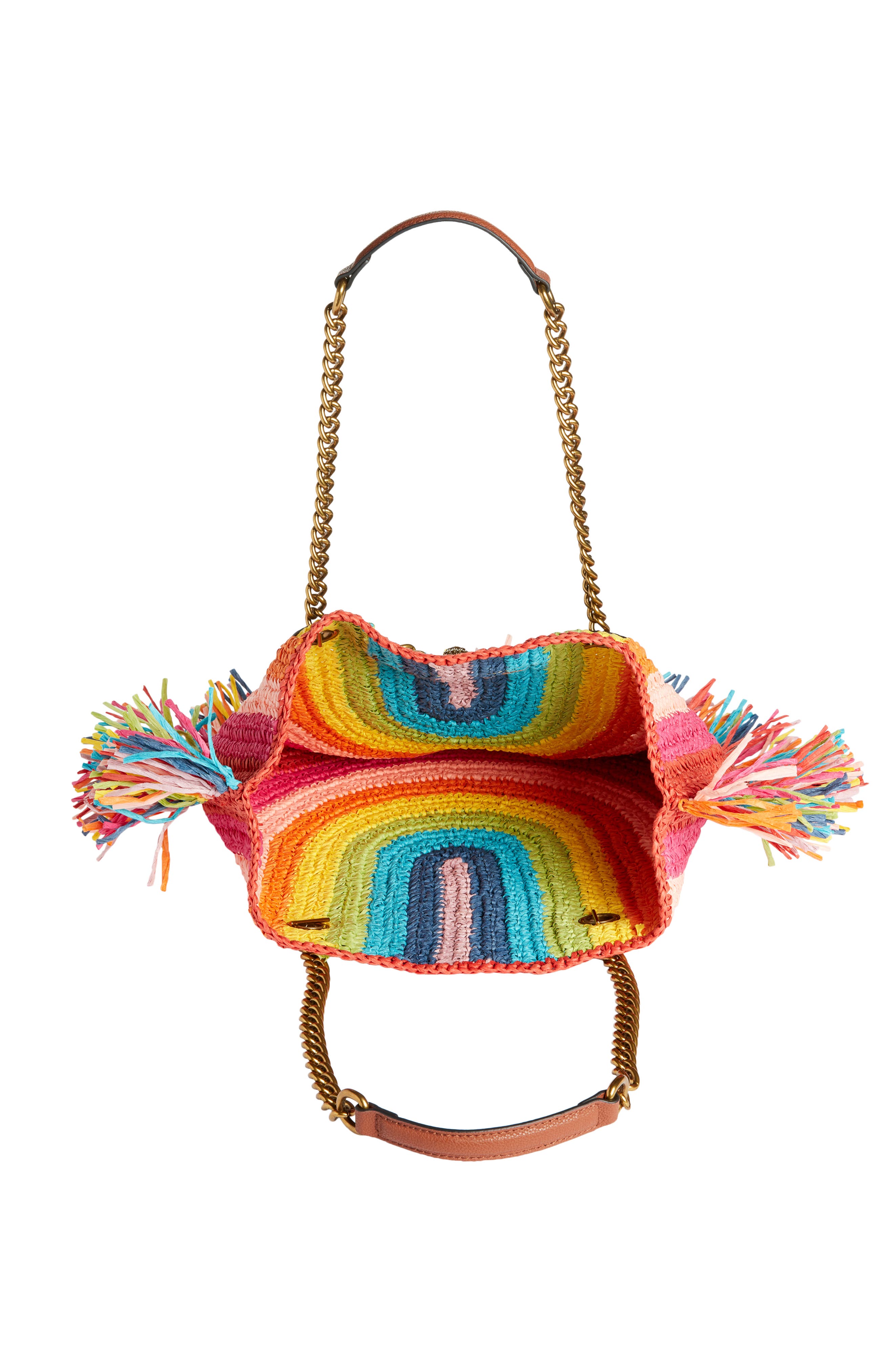 Chelsea Raffia Tote, Alternate, color, MULTI/ RAINBOW