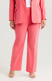 Tahari ASL Bird Eye Straight Leg Pants