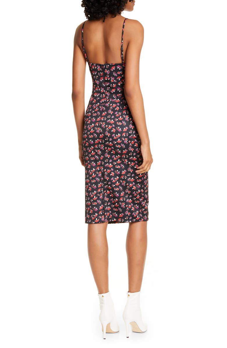 STAUD Chelsea Mushroom Print Sundress, Alternate, color,