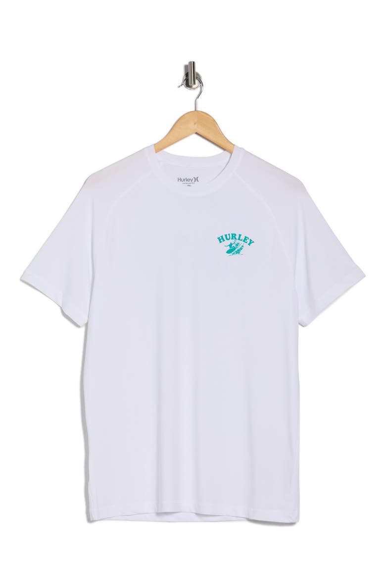 Surf Club Short Sleeve Swim T-Shirt, Alternate, color, WHITE TRADITIONAL