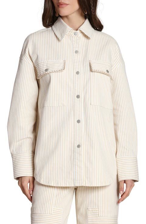 Whipstitch Oversize Shirt