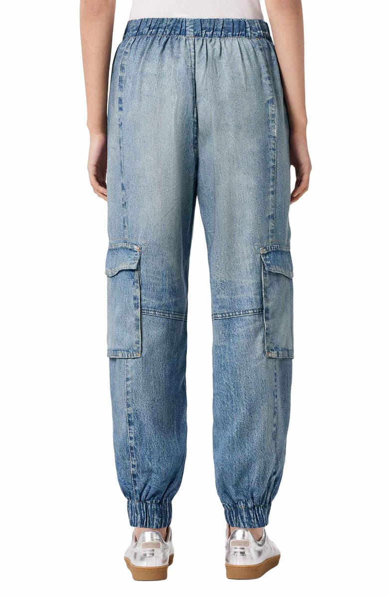 AllSaints Selma Cargo Jeans, Alternate, color, Illusion Indigo