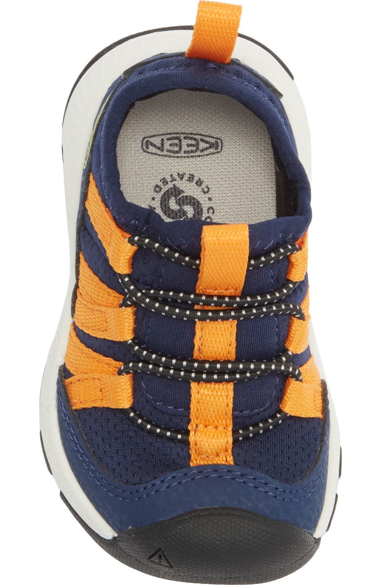 KEEN Kids' Motozoa Sneaker, Alternate, color, Naval Academy/ Bright Marigold