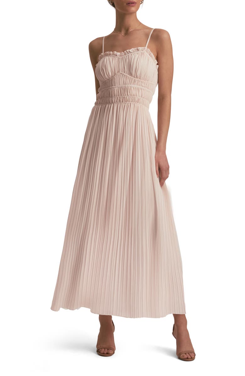 Favorite Daughter The Best Dressed Guest Pleated Maxi Dress, Main, color, 