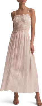 Favorite Daughter The Best Dressed Guest Pleated Maxi Dress