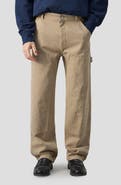 MANGO x Fantastic Man Paint Splatter Relaxed Fit Carpenter Jeans